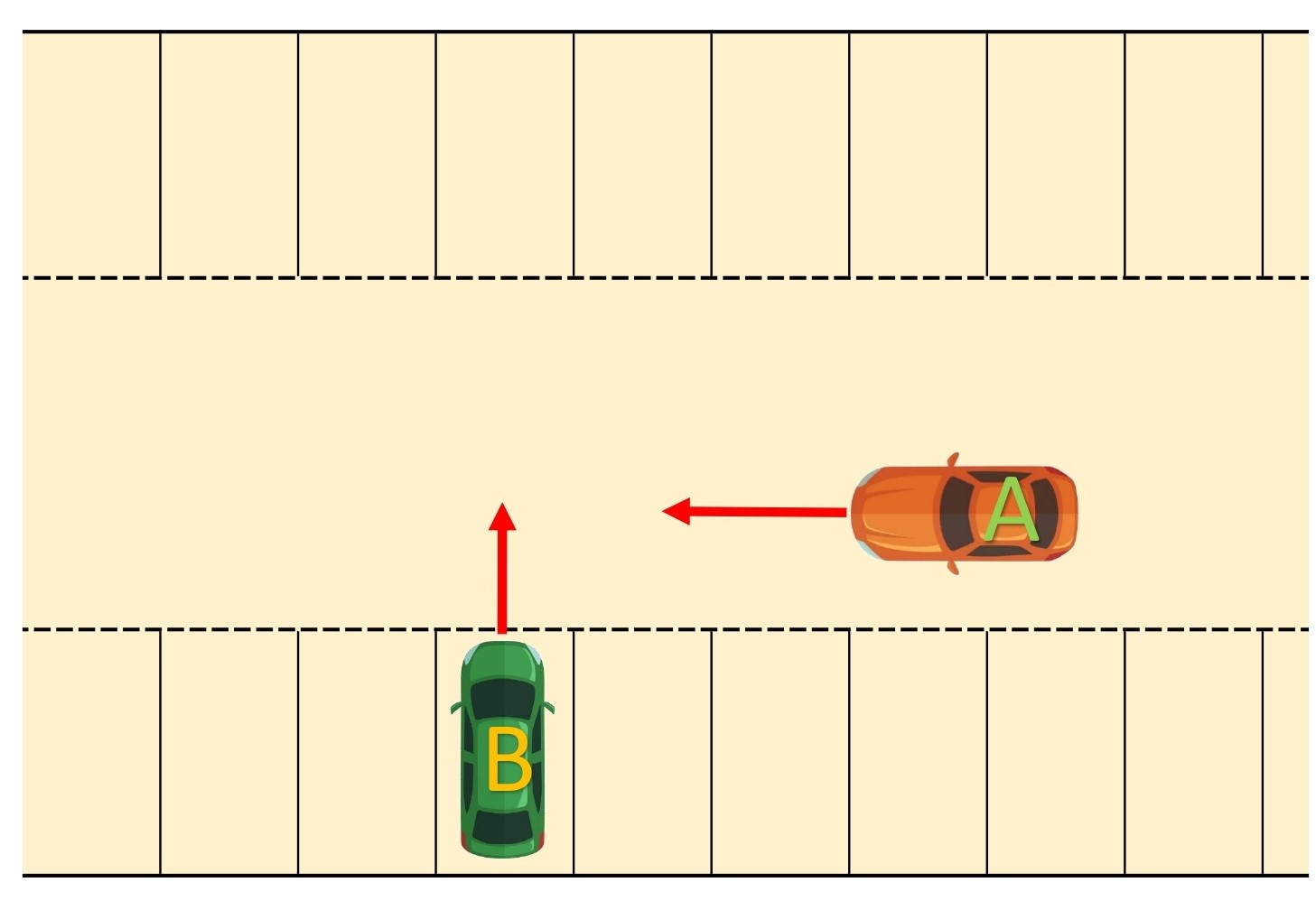 意外と無視できない 駐車場内の事故の過失割合を図解します